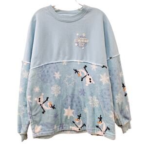 Disney World Epcot Festival of The Holidays 2021 Olaf Spirit Jersey Adult L